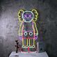 Modernes LED Neonschild abstrakte Figur kunstvolle Neon Wanddekoration im Pop Art Stil