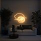 Zitrone mit Zitronenscheibe LED-Neonschild Wohnzimmer Bar