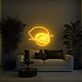Zitrone mit Zitronenscheibe LED-Neonschild Wohnzimmer Bar