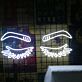 Dekoratives LED Neonschild Engelsflügel in Weiß elegantes Neon Wandlicht für Schlafzimmer Wohnzimmer oder Foto Hintergrund