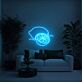 Zitrone mit Zitronenscheibe LED-Neonschild Wohnzimmer Bar