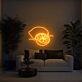 Zitrone mit Zitronenscheibe LED-Neonschild Wohnzimmer Bar