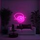 Zitrone mit Zitronenscheibe LED-Neonschild Wohnzimmer Bar