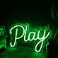 Play LED-Neonschild Gaming Wohnzimmer
