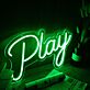 Play LED-Neonschild Gaming Wohnzimmer