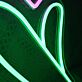 Hand mit Herzsymbol LED-Neonschild Wohnzimmer Schlafzimmer