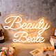 Beauty Beatz LED-Neonschild für Friseursalon und Kosmetikstudio