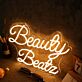 Beauty Beatz LED-Neonschild für Friseursalon und Kosmetikstudio