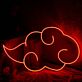 Modernes LED Neonschild Wolken Motiv abstraktes Neon Wandlicht für Wohnzimmer Schlafzimmer Café oder Studio