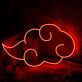 Modernes LED Neonschild Wolken Motiv abstraktes Neon Wandlicht für Wohnzimmer Schlafzimmer Café oder Studio