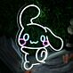 Niedliches LED Neonschild Hund Motiv modernes Neon Wandlicht im Cartoon Stil für Kinderzimmer Wohnzimmer oder kreative Wohnräume
