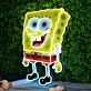 LED Neonschild Cartoon Schwamm Figur Neon Licht Wanddekoration für Kinderzimmer oder Gaming Raum