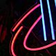 LED Neonschild Zauberhut mit Hand Symbol modernes Neon Wandlicht für Wohnzimmer oder Bar