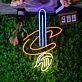 LED Neonschild Zauberhut mit Hand Symbol modernes Neon Wandlicht für Wohnzimmer oder Bar