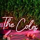 The Coles LED-Neonschild für Hochzeit Feier