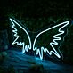 Engelsflügel LED Neonschild Große Flügel Neon Wanddekoration für Schlafzimmer Wohnzimmer Bar Studio und moderne Räume