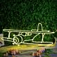 Flugzeug LED Neonschild Moderne Neon Wanddekoration für Kinderzimmer Schlafzimmer Wohnzimmer Büro und kreative Räume