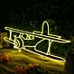 Flugzeug LED Neonschild Moderne Neon Wanddekoration für Kinderzimmer Schlafzimmer Wohnzimmer Büro und kreative Räume