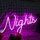 Nights LED Neonschild für Schlafzimmer und Wohnzimmer