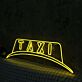 TAXI Hut LED Neonschild Gelbes Neonlicht als Wanddekoration für Bar Club Garage Spielzimmer und moderne Räume