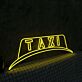 TAXI Hut LED Neonschild Gelbes Neonlicht als Wanddekoration für Bar Club Garage Spielzimmer und moderne Räume