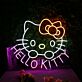 HELLO KITTY LED-Neonschild Kinderzimmer Dekoration