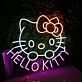 HELLO KITTY LED-Neonschild Kinderzimmer Dekoration