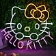 HELLO KITTY LED-Neonschild Kinderzimmer Dekoration