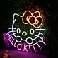 HELLO KITTY LED-Neonschild Kinderzimmer Dekoration