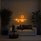 Sonnenuntergang mit Segelbooten LED-Neonschild für Wohnzimmer oder Schlafzimmer