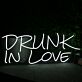 DRUNK IN LOVE LED-Neonschild für Bar und Club