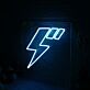 LED Neonschild Blitz modernes Neon Wandlicht für Wohnzimmer Büro oder Dekoration