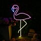 Elegantes LED Neonschild Flamingo Motiv modernes Neon Wandlicht für Wohnzimmer Schlafzimmer oder stilvolle Wohnräume