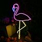 Elegantes LED Neonschild Flamingo Motiv modernes Neon Wandlicht für Wohnzimmer Schlafzimmer oder stilvolle Wohnräume