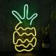 LED Neonschild Burger modernes Neon Wandlicht für Küche Restaurant Imbiss oder Dekoration