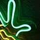 LED Neonschild Burger modernes Neon Wandlicht für Küche Restaurant Imbiss oder Dekoration
