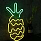 LED Neonschild Burger modernes Neon Wandlicht für Küche Restaurant Imbiss oder Dekoration
