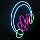 Modernes LED Neonschild Kopfhörer Motiv abstraktes Neon Wandlicht für Musikzimmer Studio Schlafzimmer oder Gaming Raum