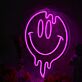 Schmelzendes Smiley Gesicht LED-Neonschild Wohnzimmer Bar