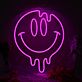 Schmelzendes Smiley Gesicht LED-Neonschild Wohnzimmer Bar