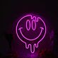Schmelzendes Smiley Gesicht LED-Neonschild Wohnzimmer Bar