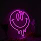 Schmelzendes Smiley Gesicht LED-Neonschild Wohnzimmer Bar