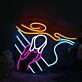 Angel Figur LED Neonschild Künstlerisches Menschen Motiv Neon Wandlicht