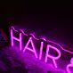 HAIR & PERM LED-Neonschild für Friseursalon