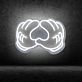 Herzform Handgeste LED-Neonschild Wohnzimmer Schlafzimmer