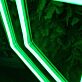 Modernes LED Neonschild Schild Symbol abstraktes Neon Wandlicht für Wohnzimmer Büro oder Bar