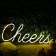 Cheers LED-Neonschild für Bar Party