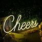 Cheers LED-Neonschild für Bar Party