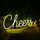 Cheers LED-Neonschild für Bar Party