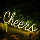 Cheers LED-Neonschild für Bar Party